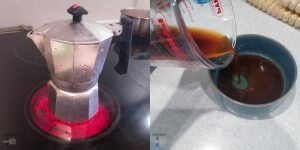 Preparar una cafetera