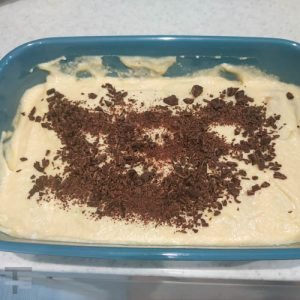 Capa con trocitos de chocolate