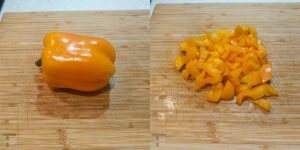 Picar pimiento