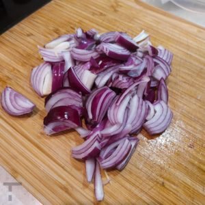 Shakshuka - Cortar Cebolla
