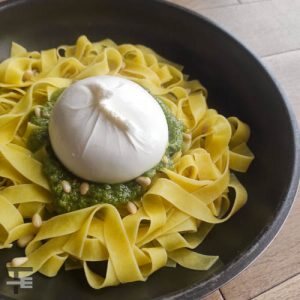 Pesto con burrata-1
